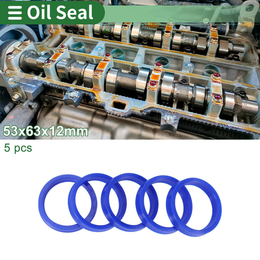 Oil Seal 5 x 53x63x12mm TPU Rotary Shaft Seal for Make Model