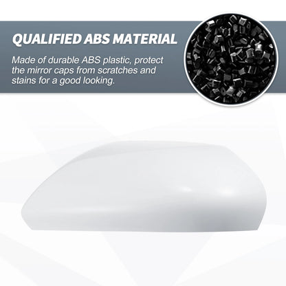 Rearview Mirror Cover Cap White for Toyota Camry V70 (2018-2021)
