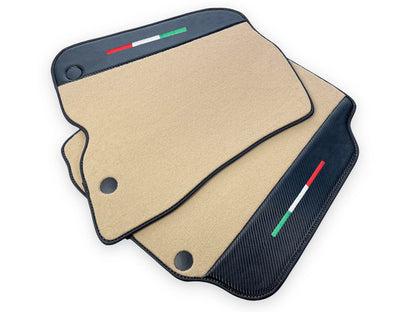 Beige Floor Mats for Ferrari 812 Superfast (2017-2023)