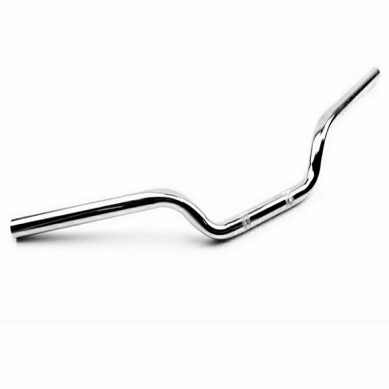 22mm Silver Motorcycle Drag Z Bar Handlebar for Chopper Bobber Cafe Racer