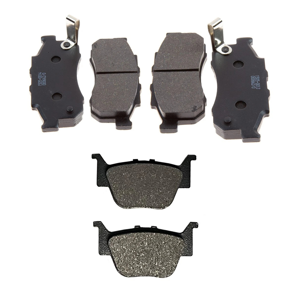 Front & Rear Semi-Metallic Brake Pads for Honda Pioneer 700 & 700-4 (2014–2025)
