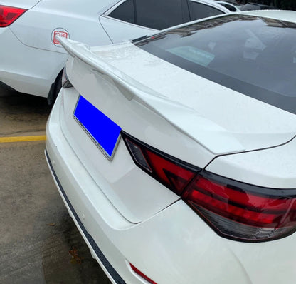 ABS Pearl White Rear Spoiler Wing Lid for Nissan Sentra (2020-2024)