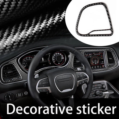 Carbon Fiber Driver Dashboard Air Vent Trim for Dodge Challenger (2015-2023)