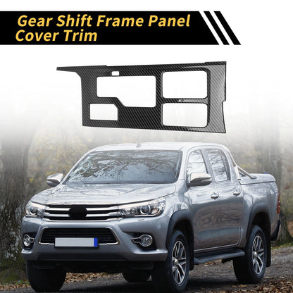 Carbon Fiber Gear Shift Frame Panel Cover Trim for Toyota Tundra (2022-2024)