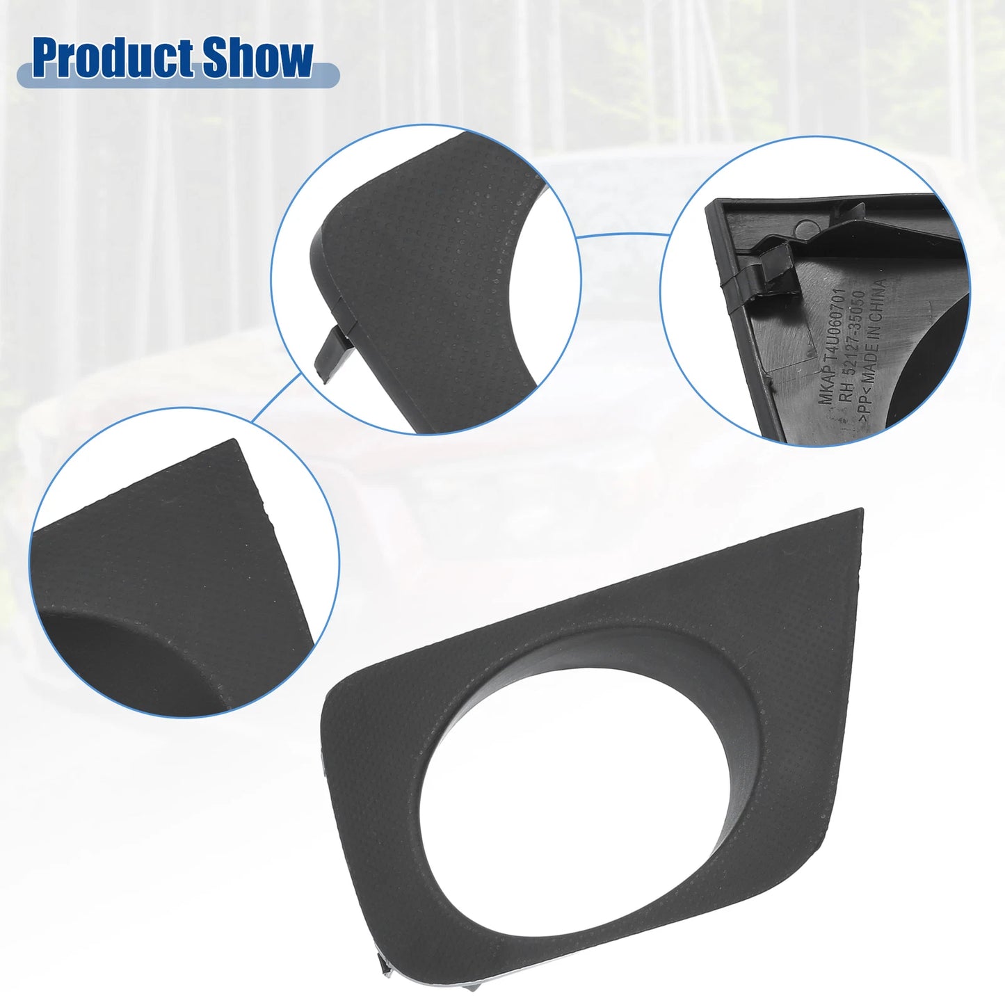 Front Right Fog Light Grille Cover for Toyota 4Runner (2006-2009)