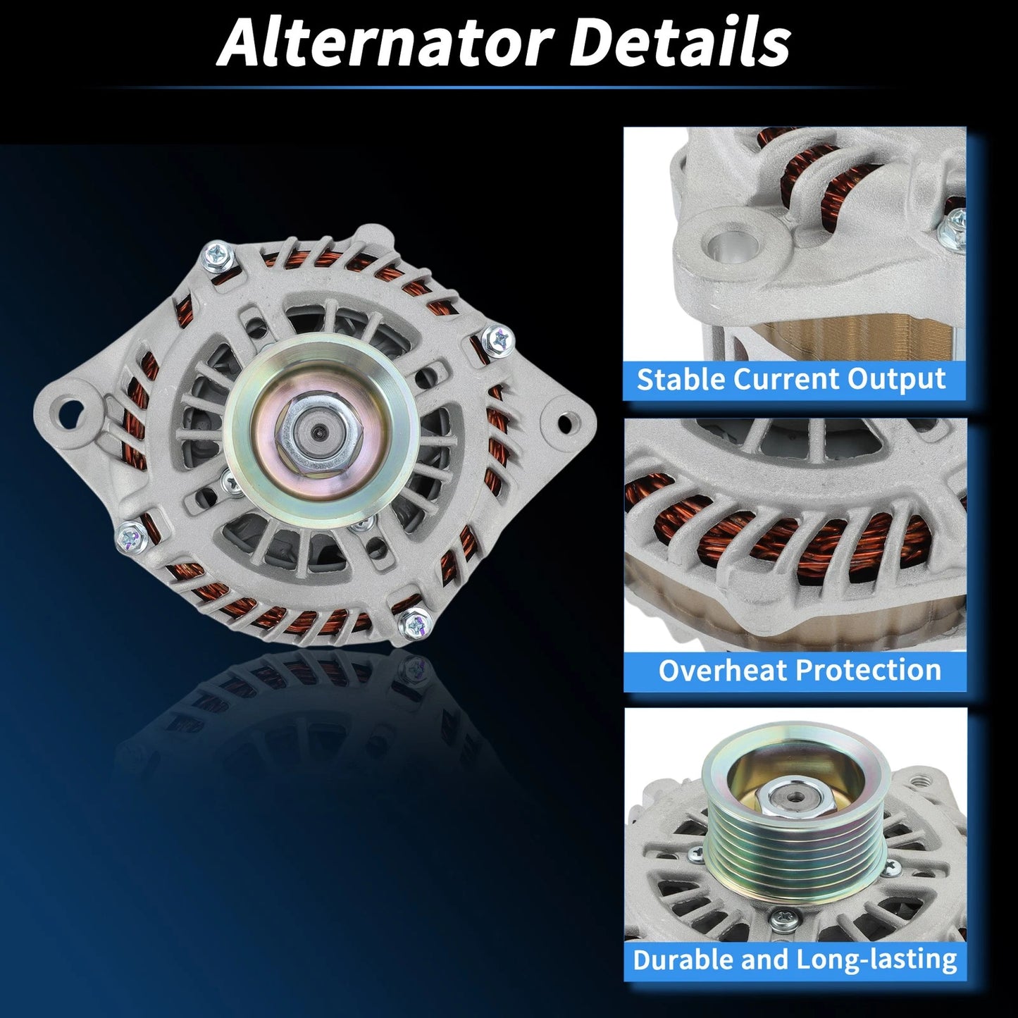 Alternator for Nissan Murano, Pathfinder, Infiniti QX60, JX35 (2011-2021)