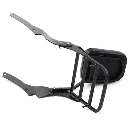 Backrest Sissy Bar Luggage Rack for Yamaha V-Star XVS400 XVS650 (98-13)