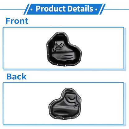 Engine Oil Pan for Toyota RAV4 (2009-2017) Steel Black