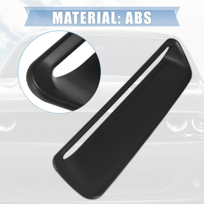 Pair Engine Hood Air Conditioner Outlet Cover Trim Black for Dodge Challenger