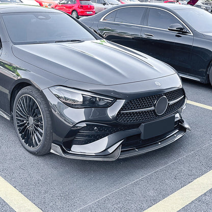3 x Front Bumper Spoiler Lip Splitter Kit for Benz CLE C236 (2024-2025)