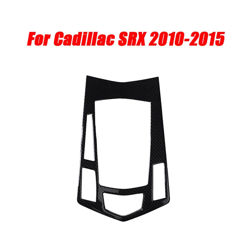 Car Central Console Gear Shift Strip Cover Carbon Cadillac SRX (2010–2015)