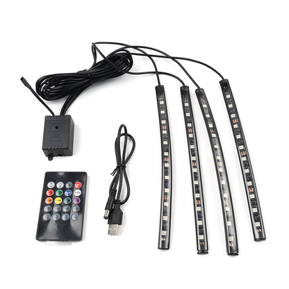 RGB Remote Control Decorative Foot Lamp for Home Atmosphere Lighting