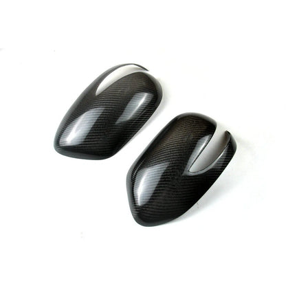 Real Carbon Fiber Stick-on Side Mirror Cover Caps for Subaru Legacy 2004-2008