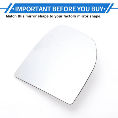 Heated Driver Side Mirror Glass Replacement for Ford Transit Custom (2013-2023)
