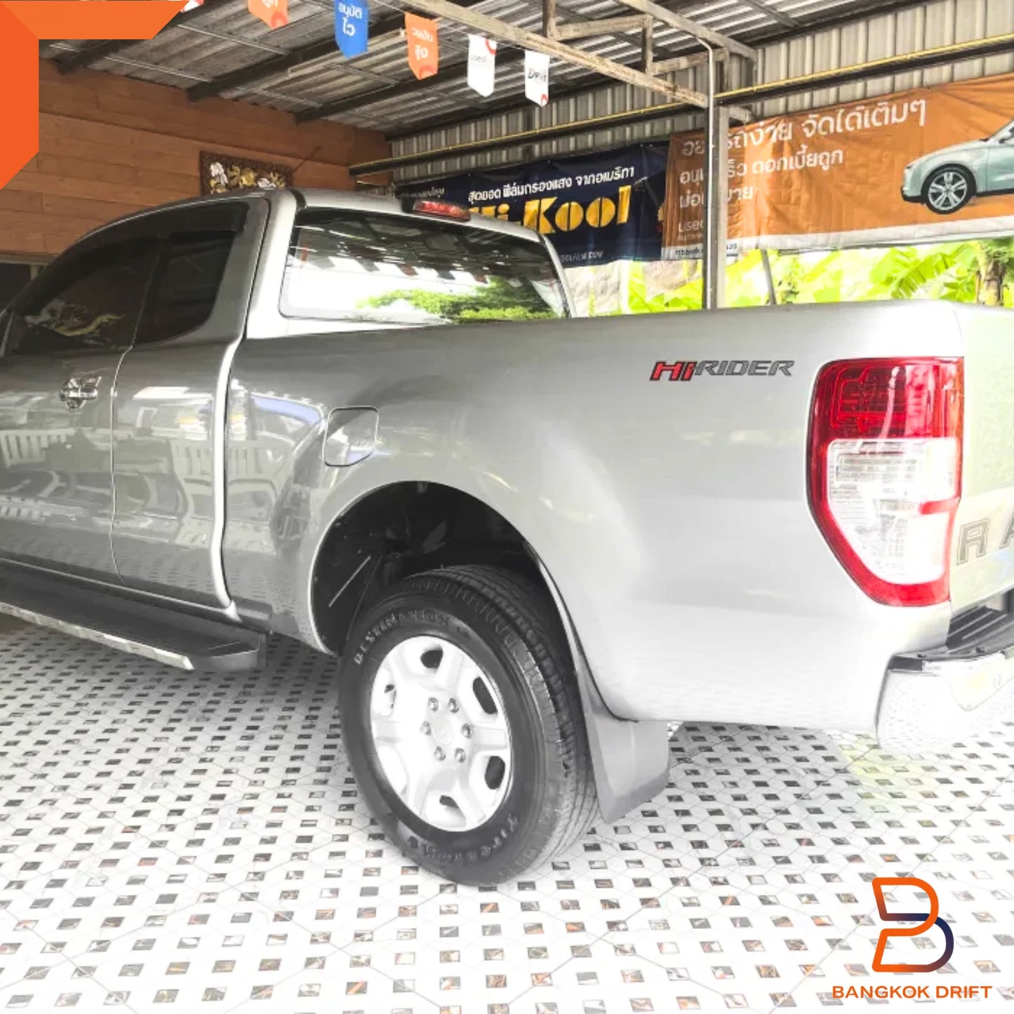 Red Silver HI-RIDER Side Decal Stickers for Ford Ranger PX MK1 T6 (11-15)