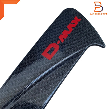 Black Carbon Fiber Door Handle Cover Trim for Isuzu D-Max (2012-2019)