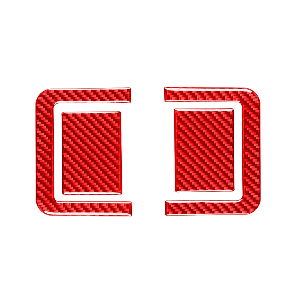 4Pcs Carbon Fiber Rear Seat Adjustment Panel Cover for Toyota Tundra (14-21)