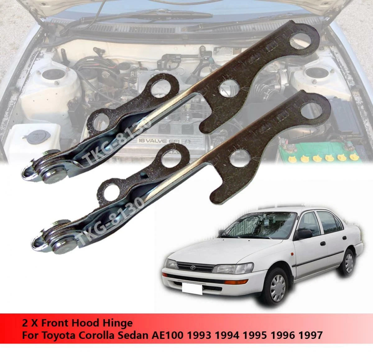 BonnetHinge for Toyota Corolla Sedan (1993-1997)
