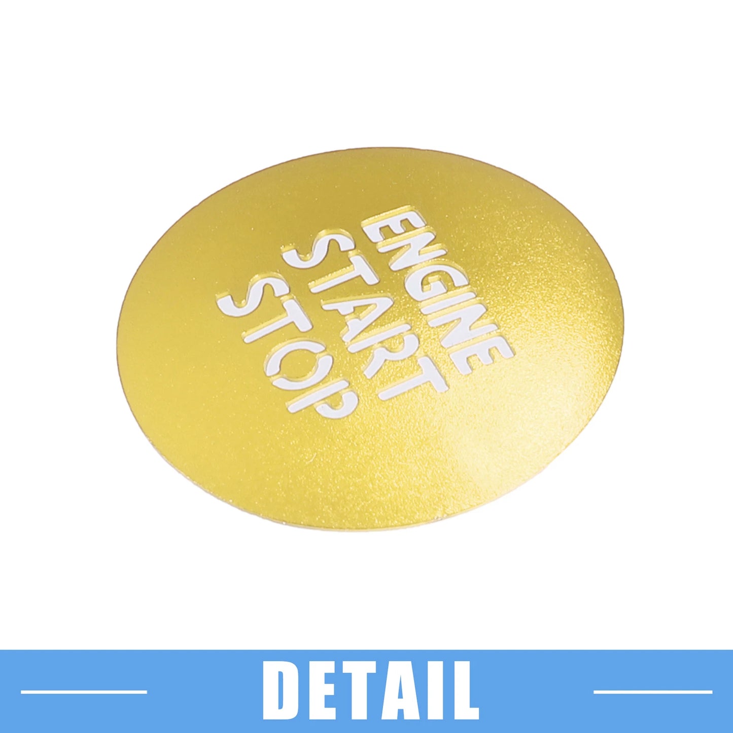 Engine Start Stop Ignition Button Cover for Toyota Tacoma (2016-2021) Gold Tone