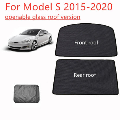 Glass Roof Sunshade Cover for Tesla Model S (2015–2025)