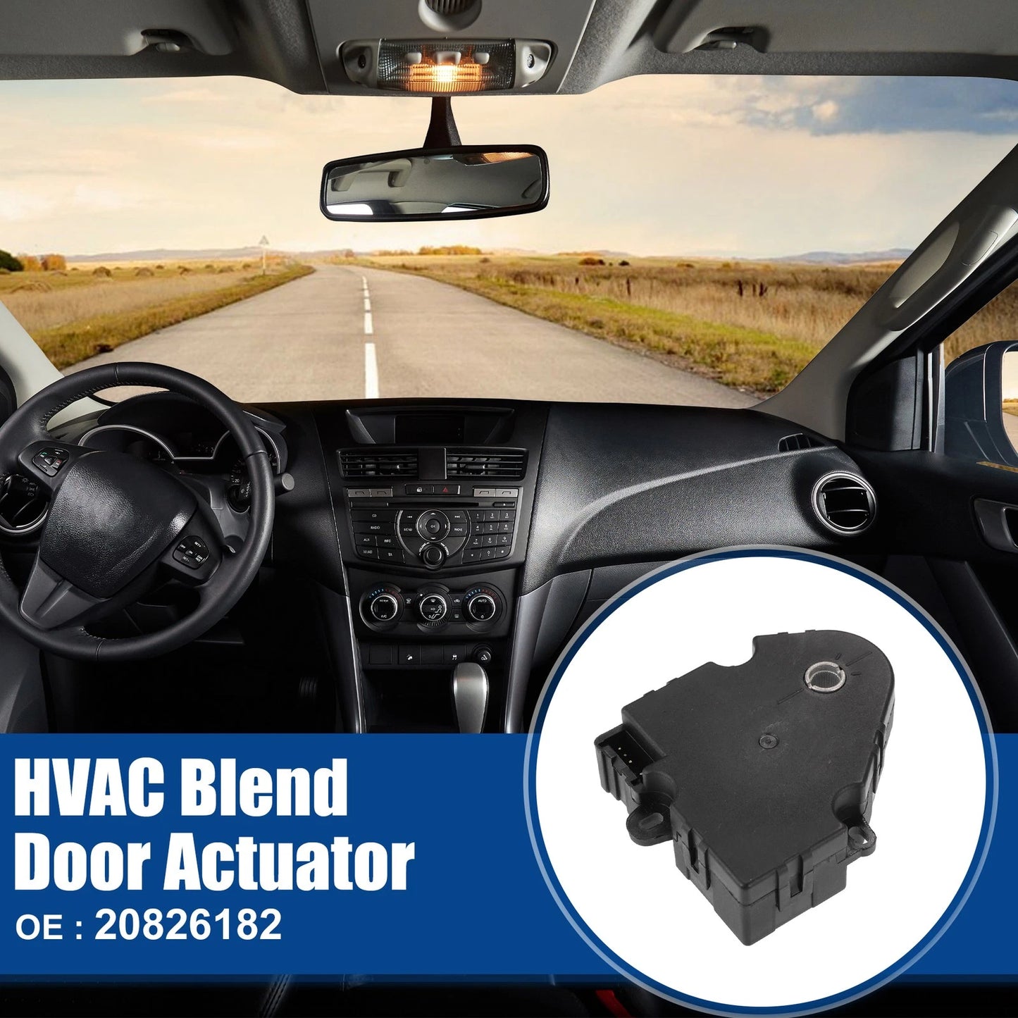 2 x HVAC Blend Door Actuator for Buick Enclave (2009–2012)