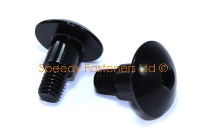 Aluminium Noir Fork Headlight Windscreen Bolts for Suzuki GSX-R750 (2008–2010)