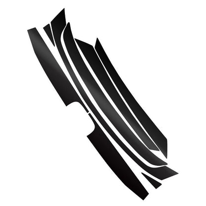 8 Pcs Front Hood Grille Bumper Trim Stickers for Honda Civic (2016-2020)