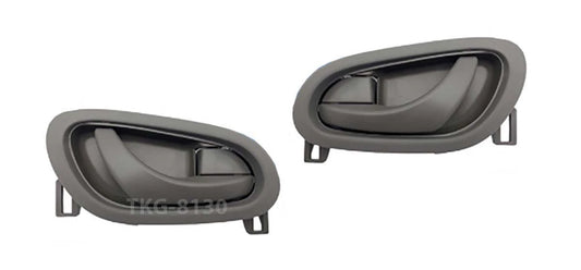 2 x Inner Door Handles Gray for Nissan Navara NP300 D23 (2015-2023)
