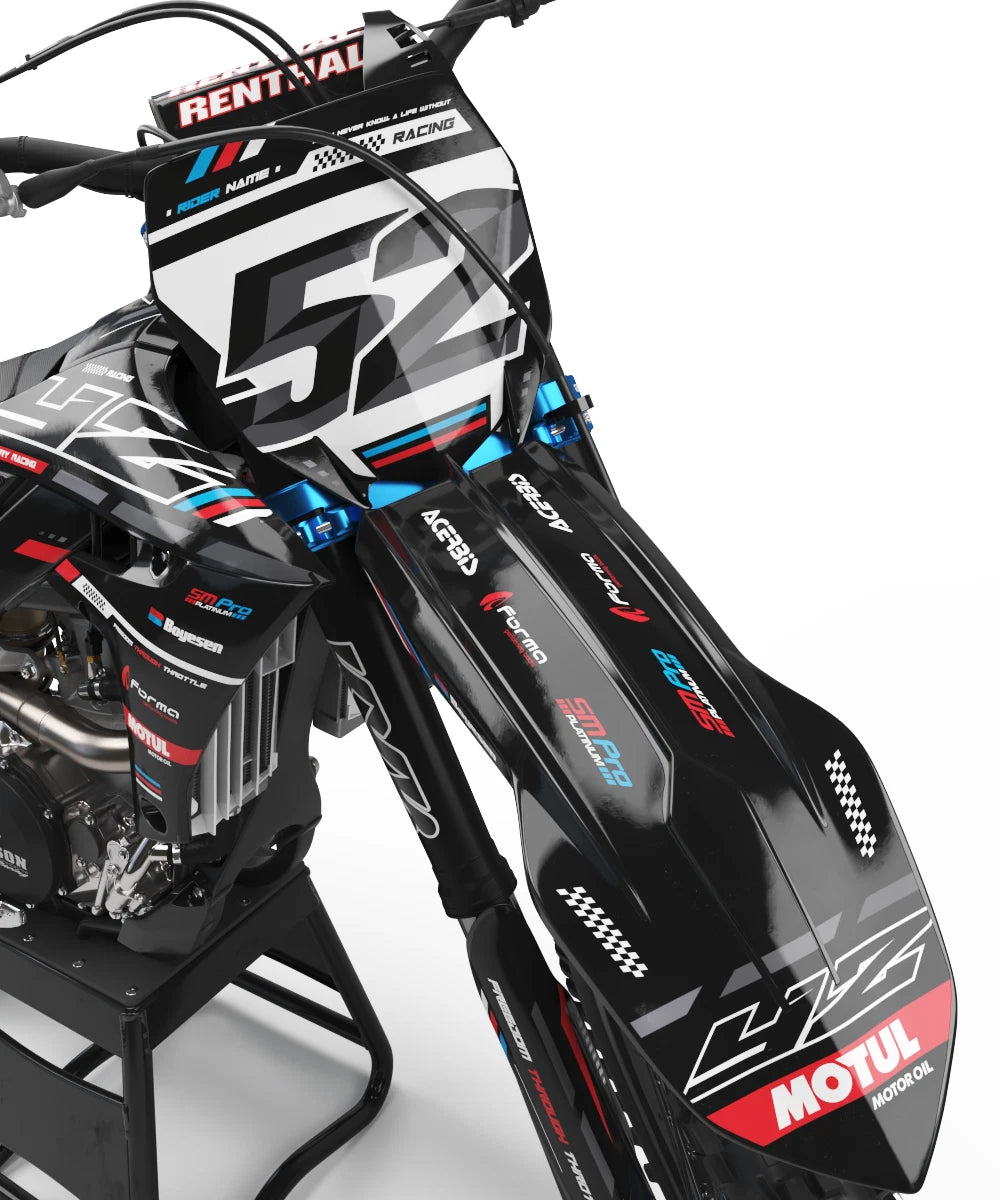 Custom Graphics Kit for Yamaha YZF 250 (2019-2023) - Cyprus Stickers