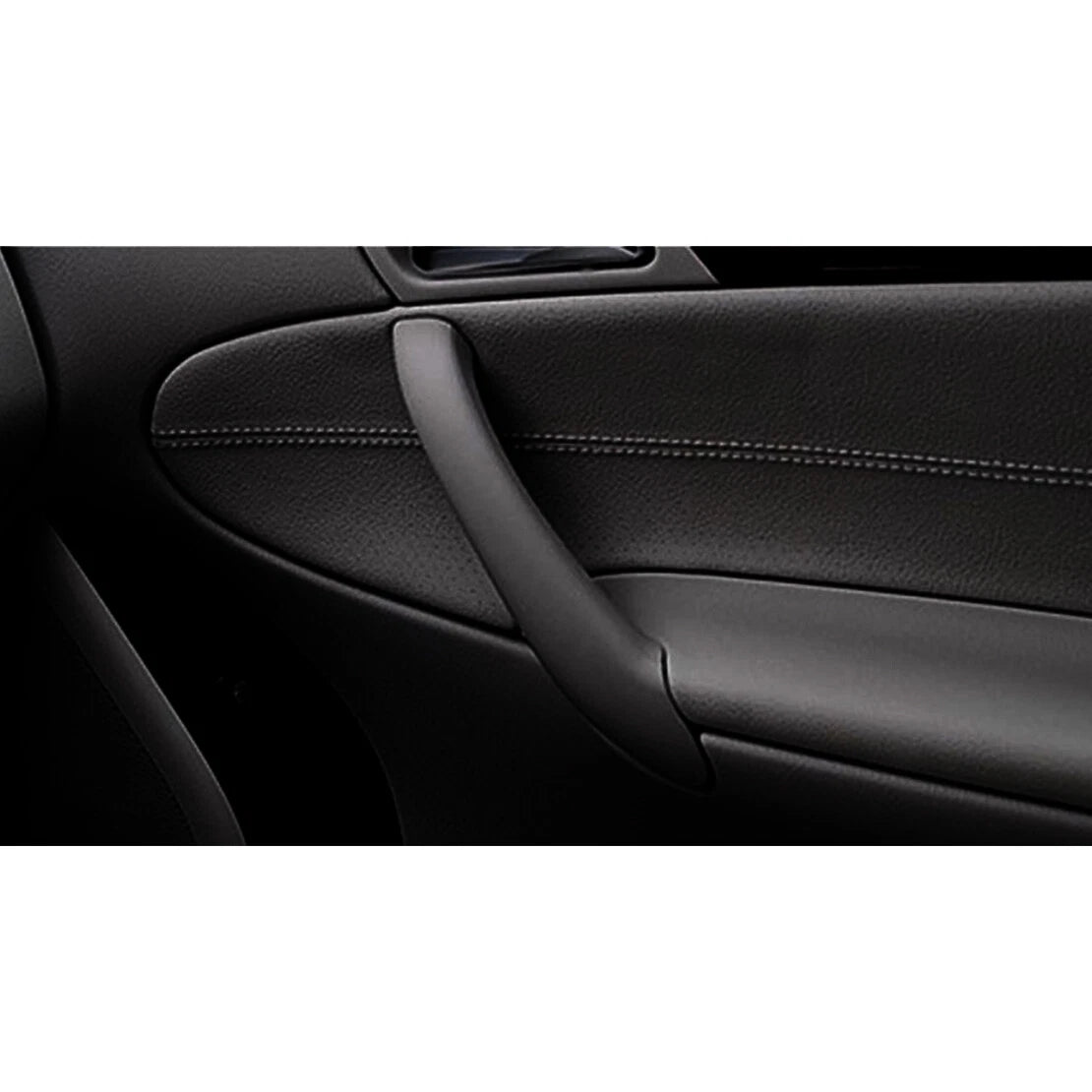 Front Right Grip Door Pull Handle Black for Mercedes C Class (2003-2007)