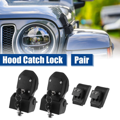 Hood Latches for Jeep Wrangler JL 2 Door (2018-2023)