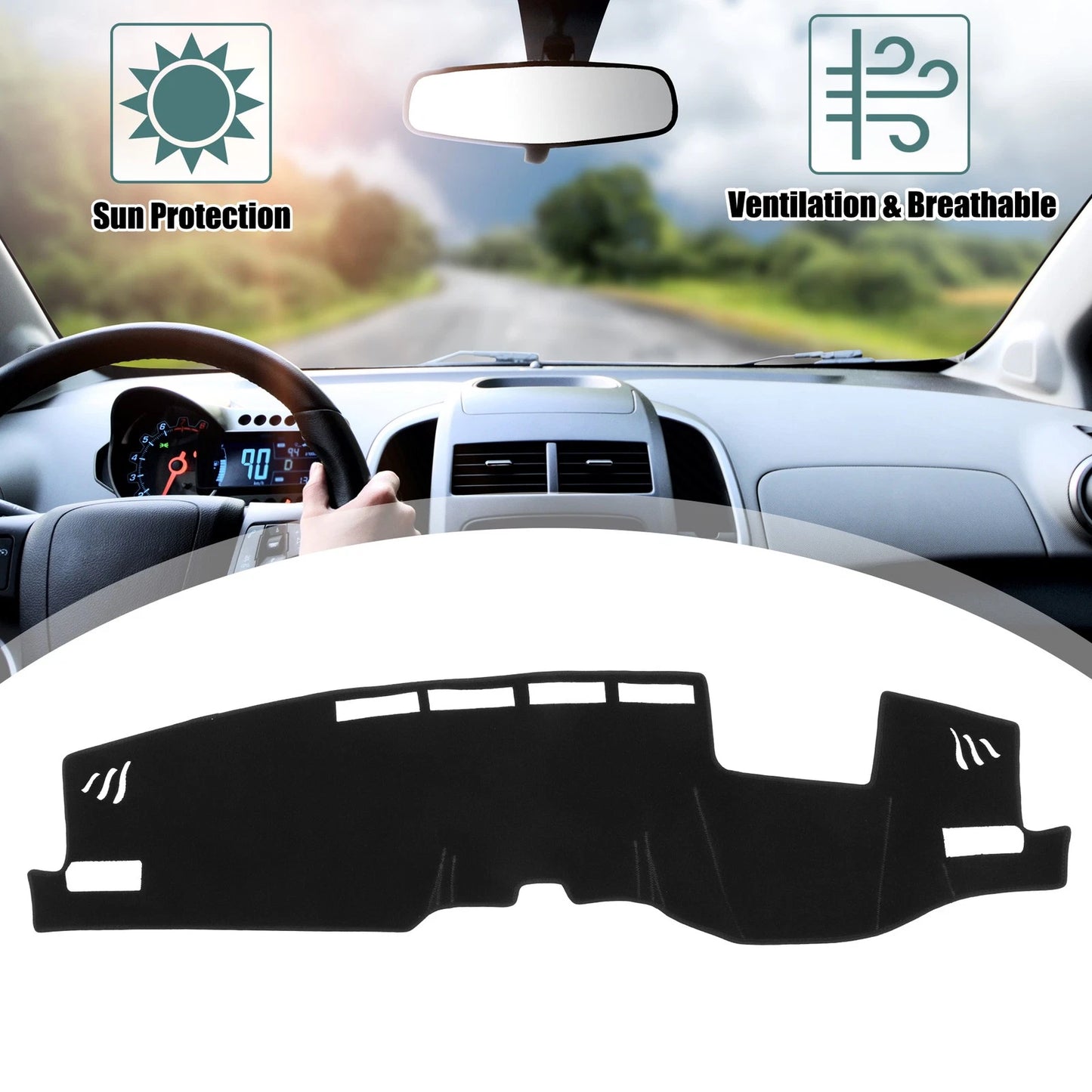 Car Dashboard Cover for Toyota Harrier80 Series (2020-2022)