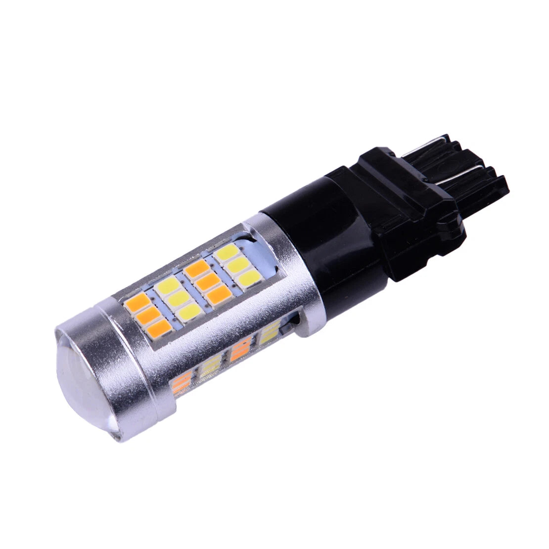 4x 3157 LED DRL Switchback Turn Signal Parking Light Bulbs for Car
