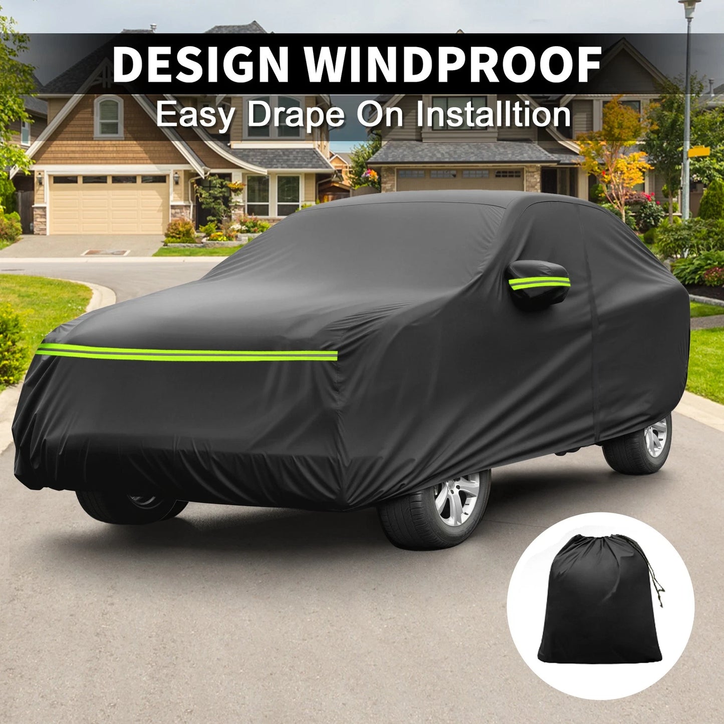 212D-PU Car Cover for BMW X3 F25/G01 (2010-2024) with Zipper