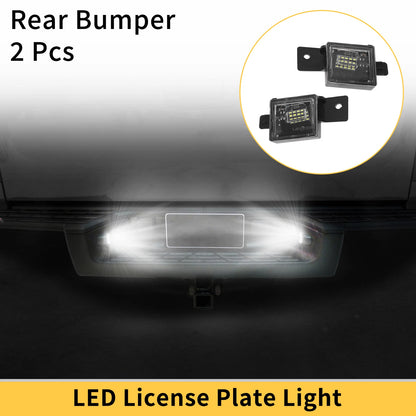 2 x License Plate Light Tag Lamps for Chevrolet Silverado
