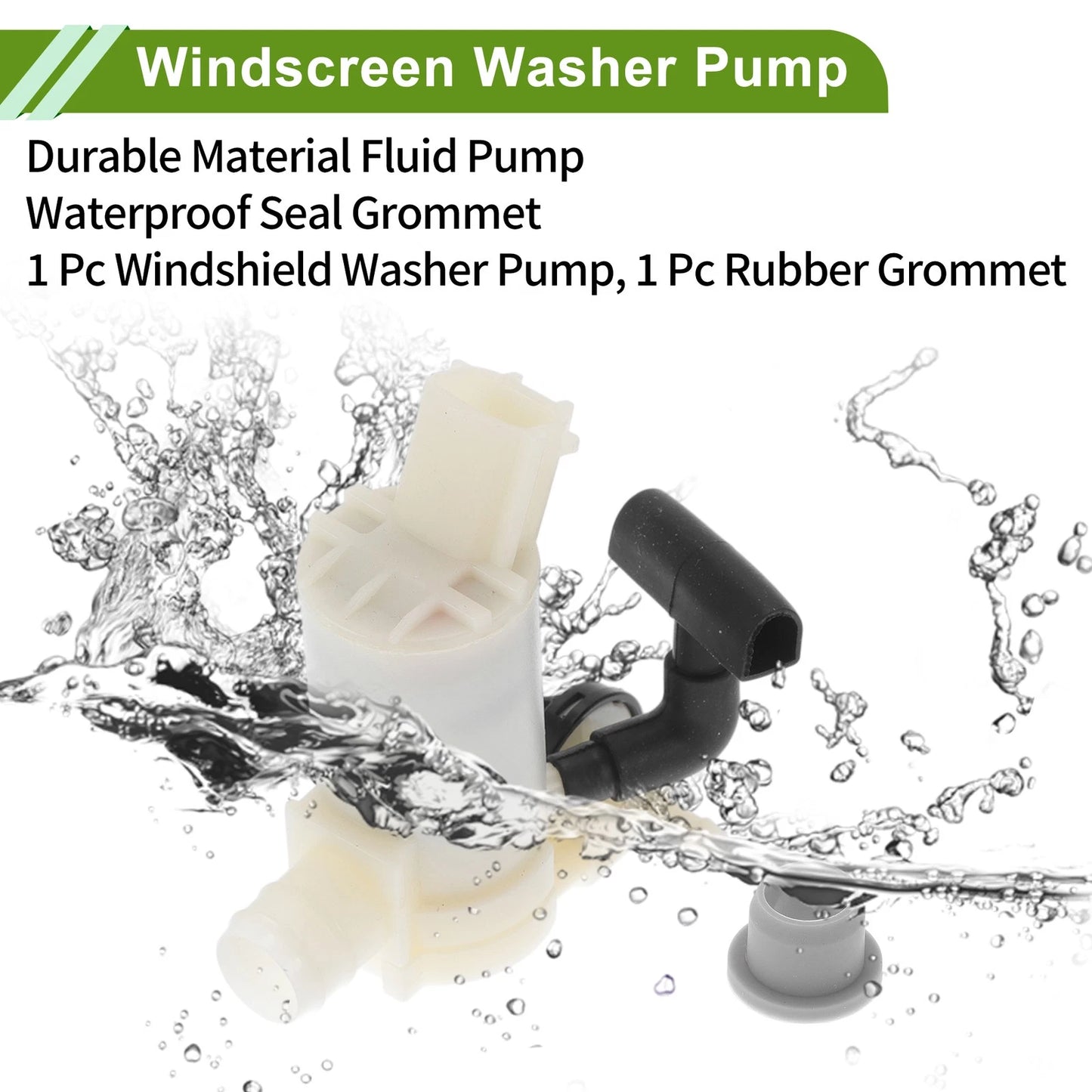Windshield Washer Pump for Honda CR-V RM 2013-2016 (2 x Grommets)
