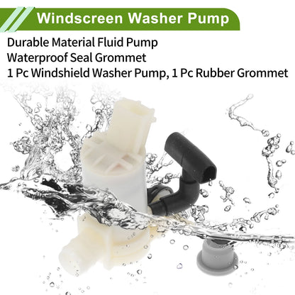 Windshield Washer Pump for Honda CR-V RM 2013-2016 (2 x Grommets)