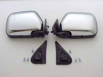 Chrome Door Mirrors for 88-97 Toyota Hilux Mighty-X 4Runner Surf (88-97)