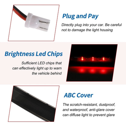 Red LED Third Brake Light for Ford Mustang (1999-2004)