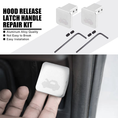 Hood Release Latch Handle for Honda CR-V 1997-2006 -  Silver Tone