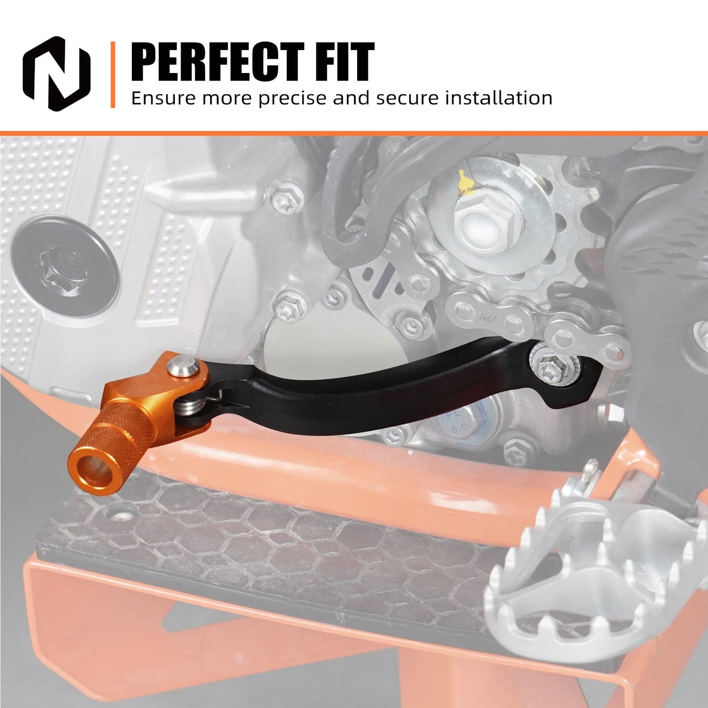 Body Kit Footpegs Disc Guard Brake Pedal for KTM SX-F XC-F 250-450 (2016-2022)