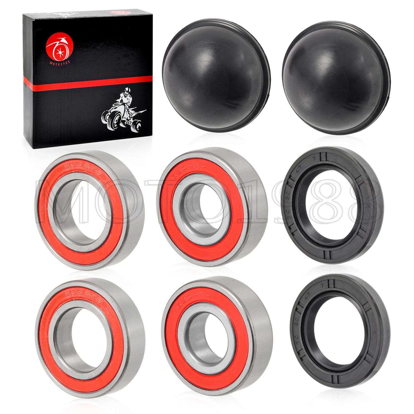 Front Wheel Bearings Seals for Yamaha Golf Cart G11/G14/G16 (1985-2007)