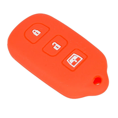 2 x Red Remote Key Covers for Toyota 4Runner, Sequoia, RAV4 (2003-2023)