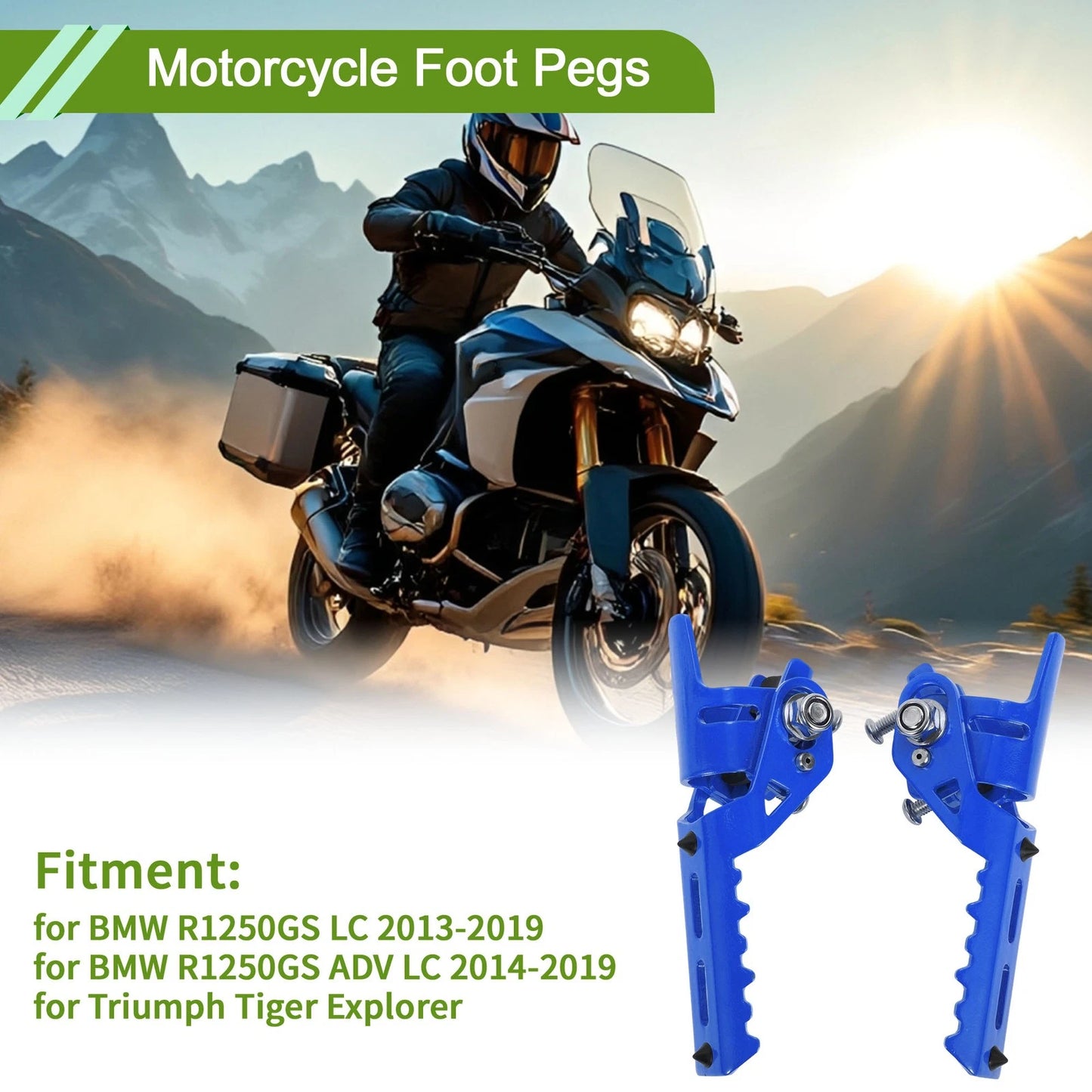Foot Pegs / 1 pair / Foot Pegs for BMW R1250GS LC (2013–2019)