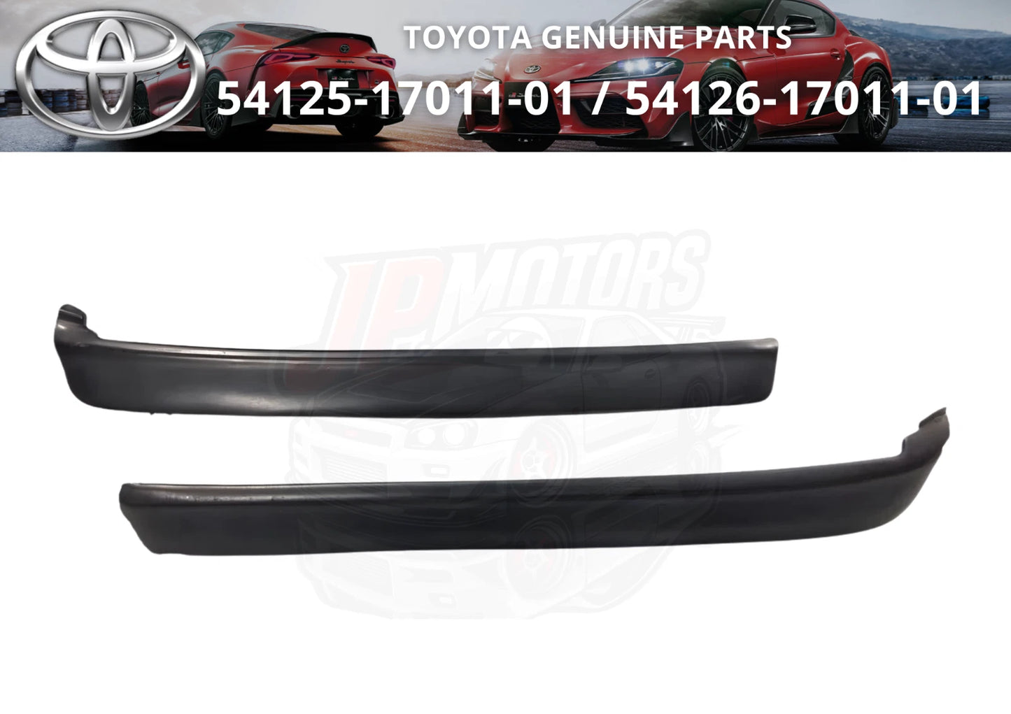 Door Opening Trim Moulding 2 x LH RH Set for Toyota MR2 (1985–1989)