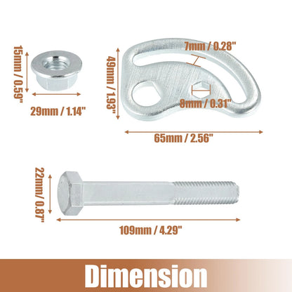 Front Control Arm Alignment Camber Bolt Kit for Chevy Silverado