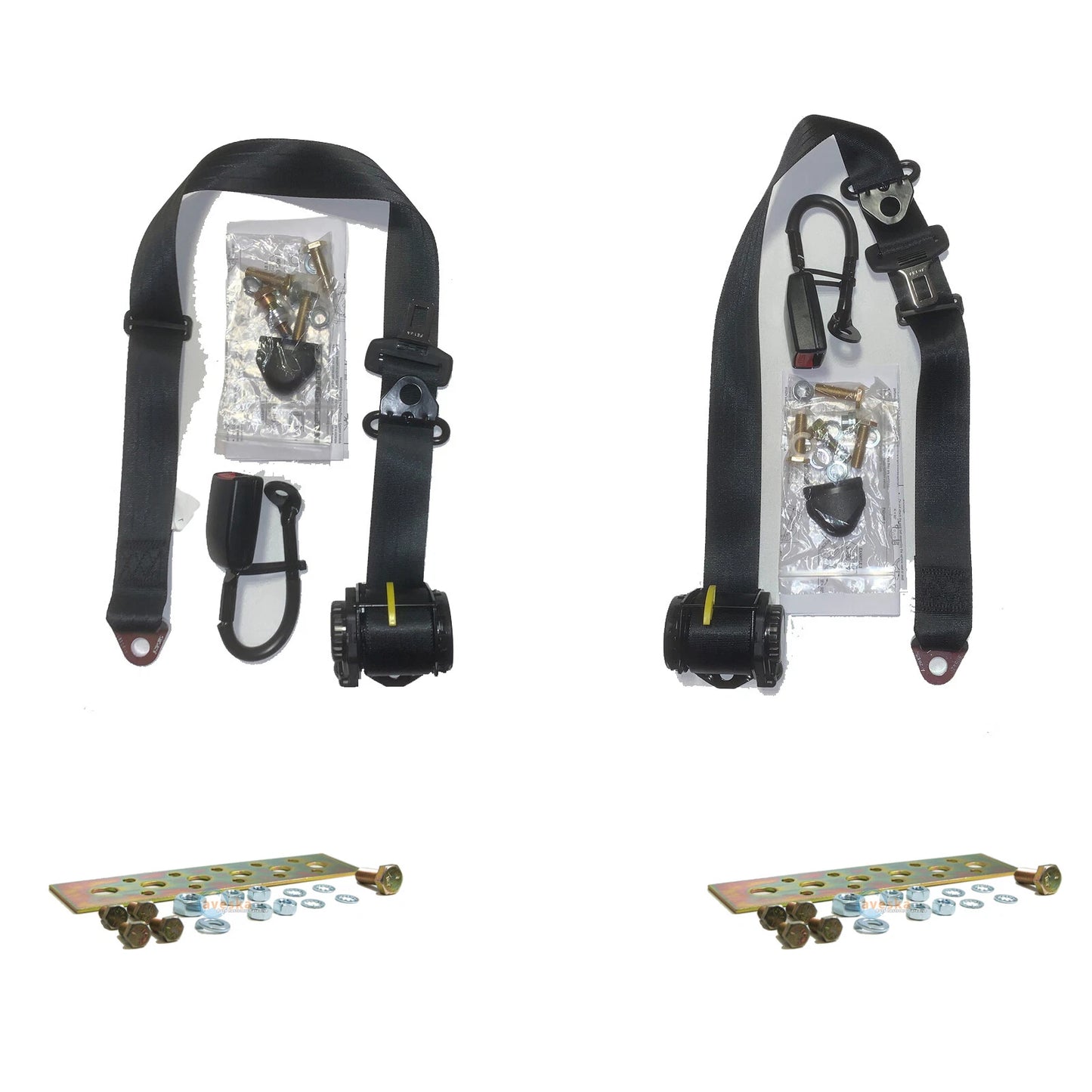 Front Seat Belt Kit for Holden Barina SM 1986-1988 5 Door Hatchback