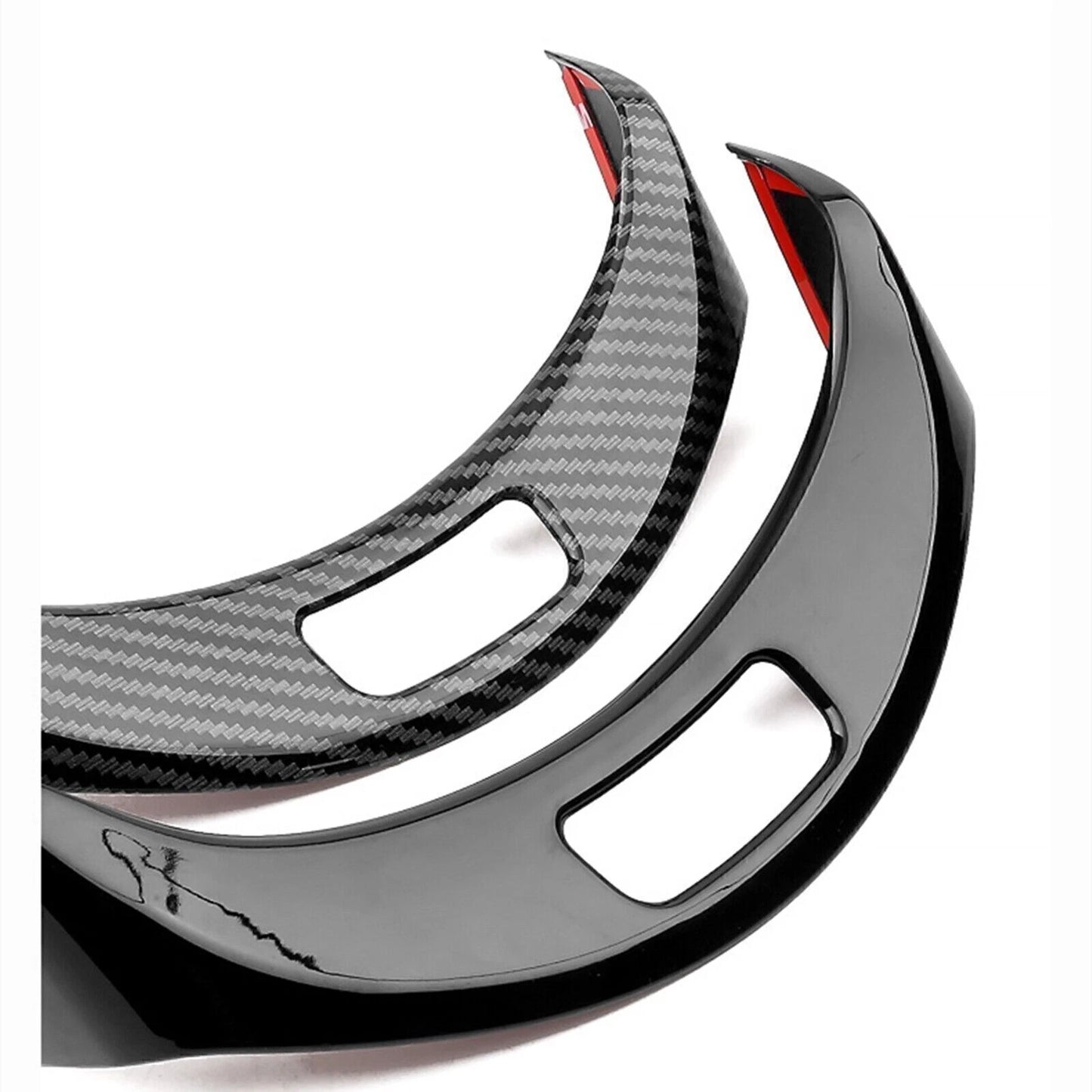 Armrest Box Button Frame Trim for Benz C Class GLC (2015-2022) Carbon Fiber