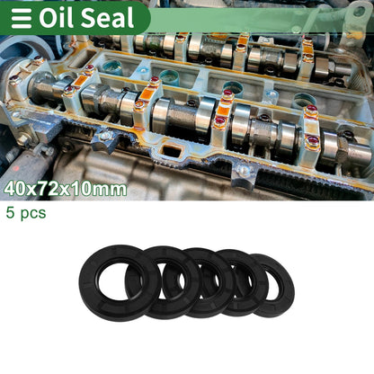 Oil Seal / 40x72x10mm / Seal Ring Rotary Shaft Seal NBR Rubber for Make Model