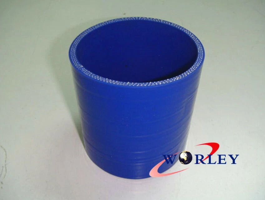 2 Inch Silicone Straight Hose Coupler for Car 51mm Pipe Joiner BLACK